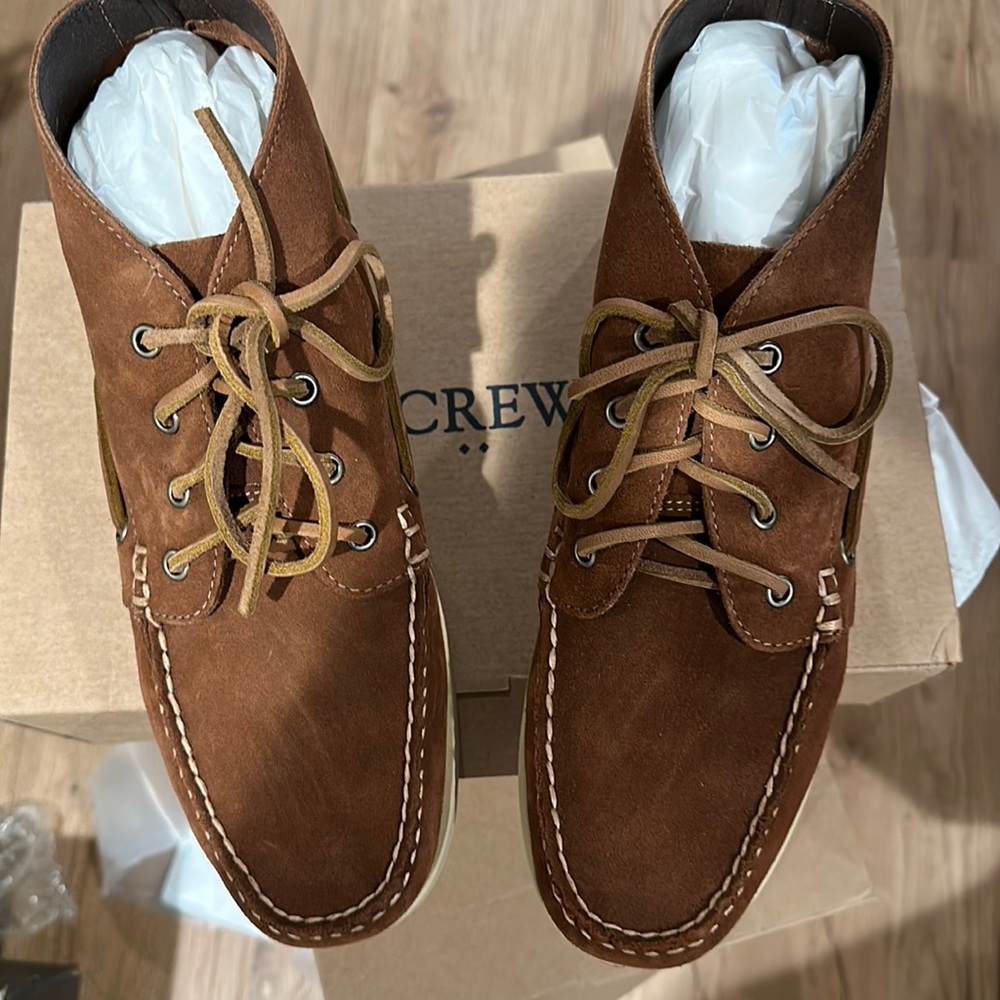 New J Crew Chukka boots